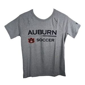 Auburn Soccer Shirt Womens Size Small Tigers Team Athletic Top Grey Under Armour